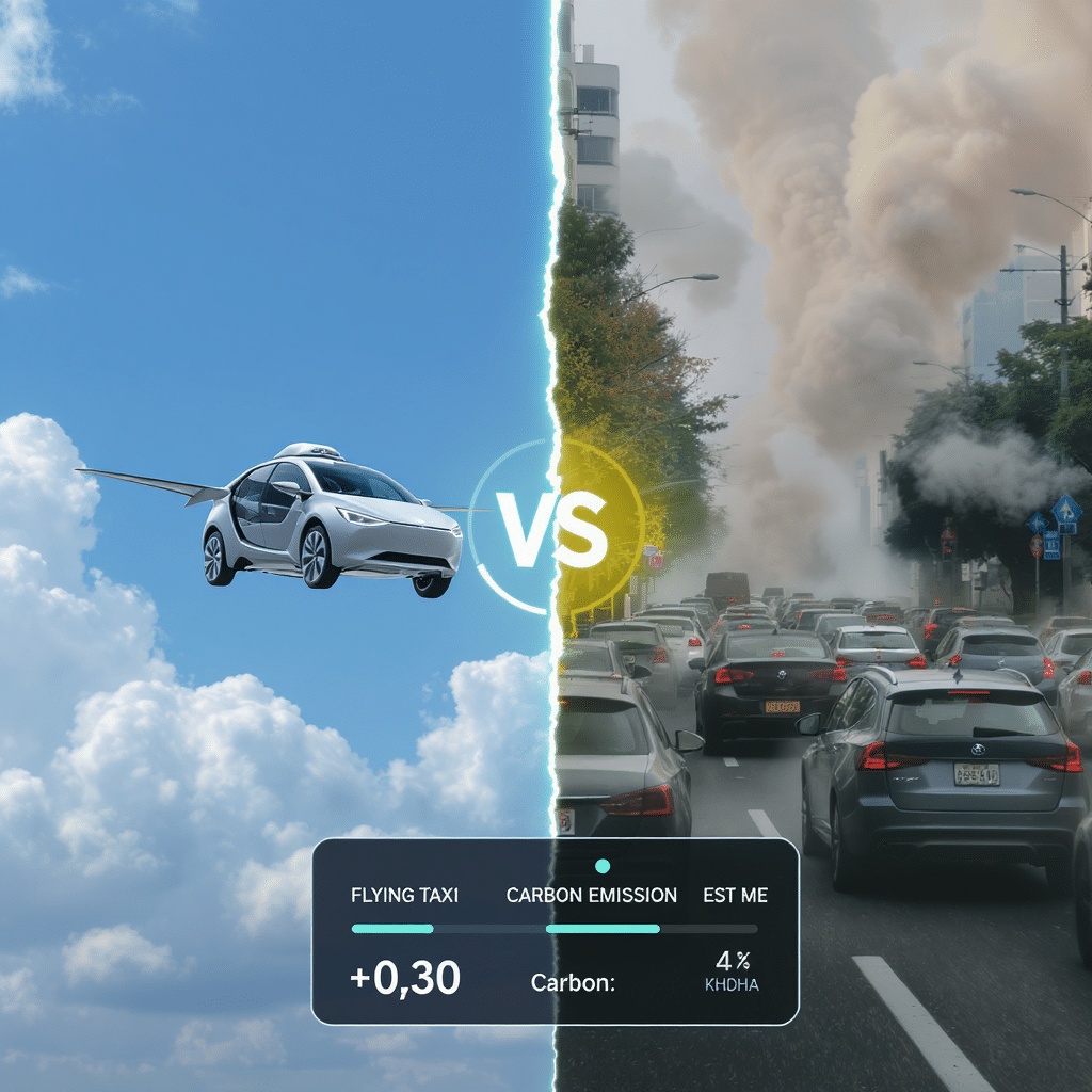 découvrez comment l'empreinte carbone des taxis volants se compare à celle des voitures. analyse des impacts environnementaux et des innovations pour un transport aérien plus durable.
