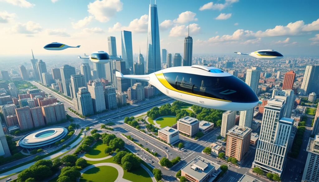 découvrez l'autonomie des taxis volants en milieu urbain : analyse des technologies, des défis et des perspectives d'avenir pour un transport aérien innovant et durable.