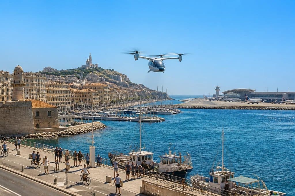 découvrez la nouvelle connectivité touristique entre le vieux-port et l'aéroport marseille provence grâce au déploiement innovant du taxi volant, facilitant vos déplacements et offrant une expérience unique.