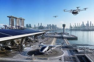 découvrez l'investissement dans les infrastructures portuaires à singapour pour déployer le réseau de taxis volants volocity, une innovation qui révolutionne la mobilité urbaine.