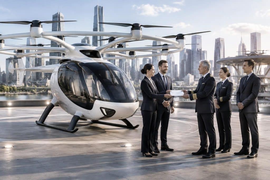 le volocity, taxi volant, obtient une certification urbaine délivrée par les autorités de l’aviation civile.
