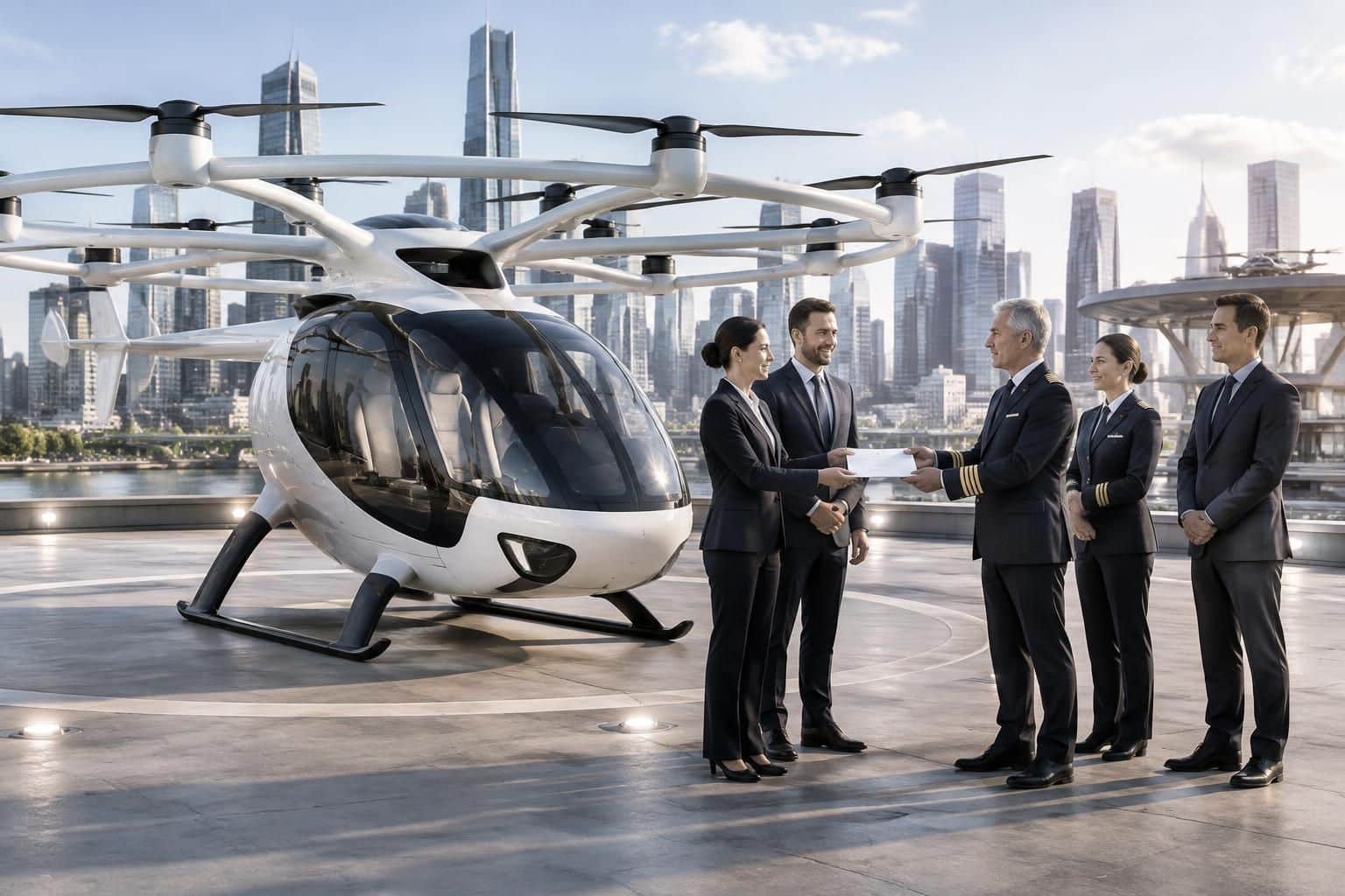 le volocity, taxi volant, obtient une certification urbaine délivrée par les autorités de l’aviation civile.