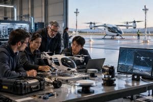 une collaboration technologique vise à renforcer la fiabilité du système de navigation de précision de l’ata, un taxi volant autonome.