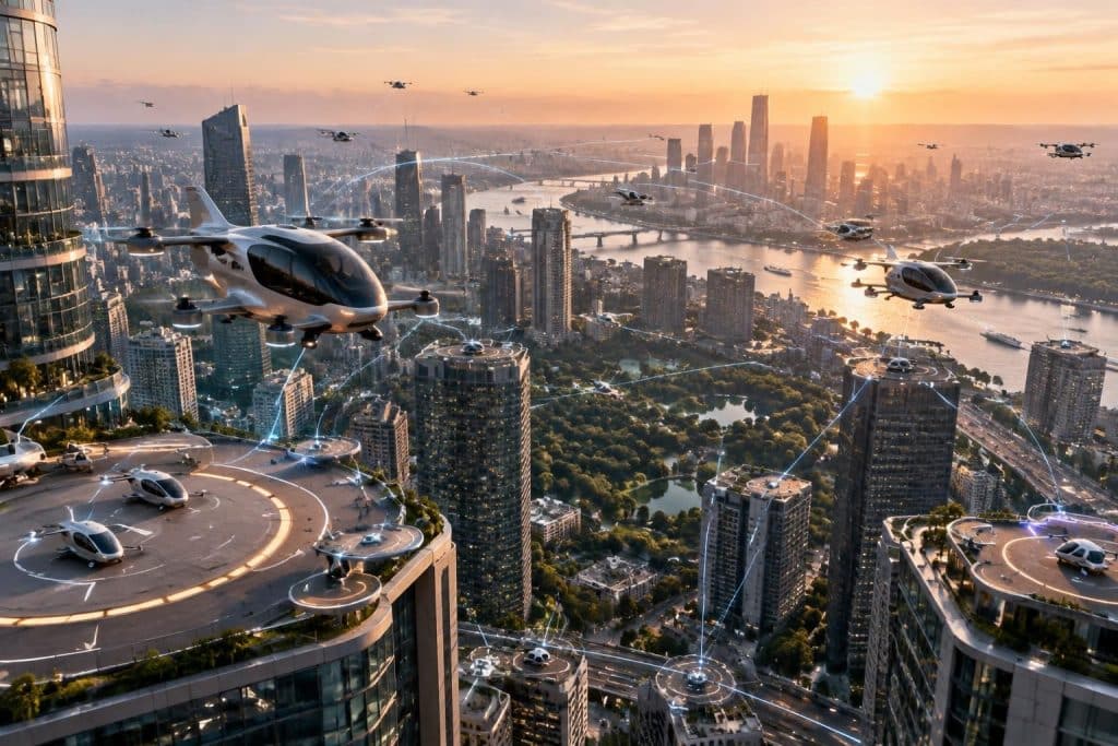 découvrez le déploiement de capsules de transport autonomes au sein du réseau métropolitain de taxis volants et leurs nouvelles perspectives de mobilité.