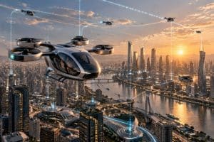 découvrez comment la standardisation des protocoles de communication améliore la gestion du trafic des taxis volants ufi dans les couloirs aériens.